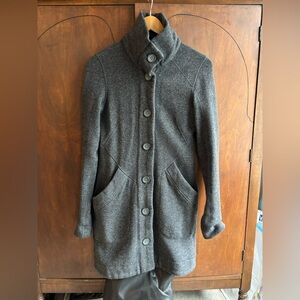 Marmot Small Gray Button-Up Coat
